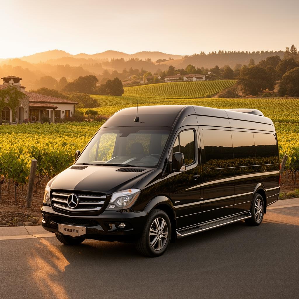 Mercedes Sprinter Healdsburg shuttle